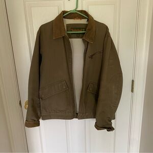 Timberland men’s weathergear jacket, in tan canvas SZ M. Vintage jacket.